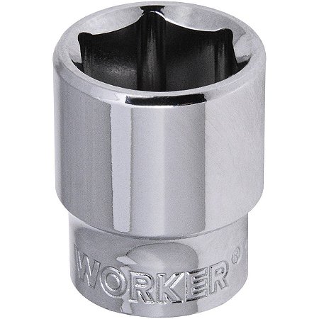 SOQUETE SEXTAVADO ENCAIXE 1/2" 32MM WORKER