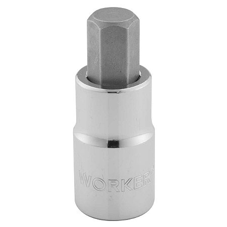 CHAVE SOQUETE 1/2" HEXAGONAL 4MM WORKER