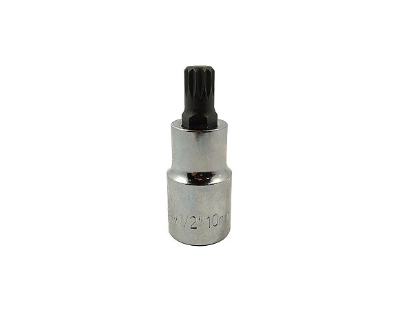 CHAVE SOQUETE ENCAIXE 1/2" MULTIDENTADA M10 WORKER