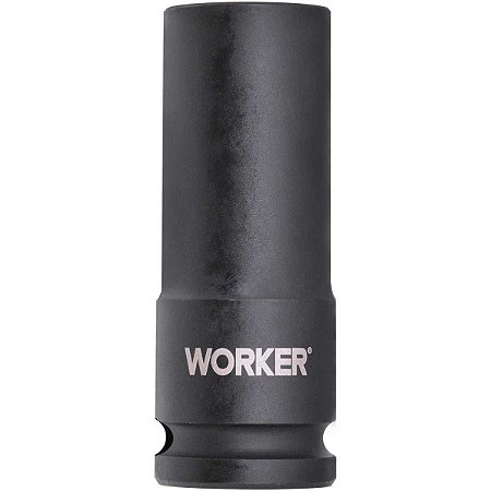 SOQUETE SEXTAVADO IMPACTO LONGO ENCAIXE 1/2" 19MM - WORKER