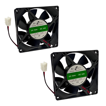 KIT 2 VENTOINHAS 24V 0.30A INVERSORA LYNUS LIS-120/LIS-220I