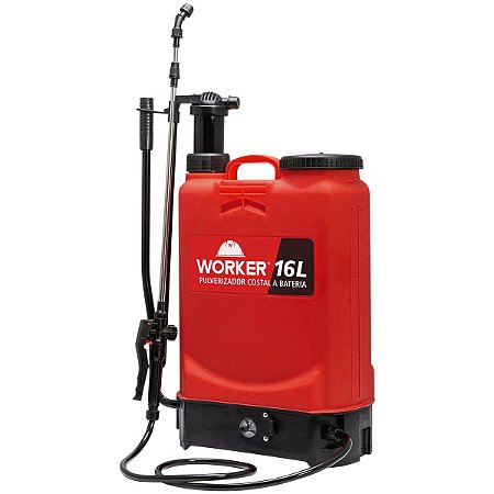 PULVERIZADOR COSTAL BATERIA 16L - WORKER