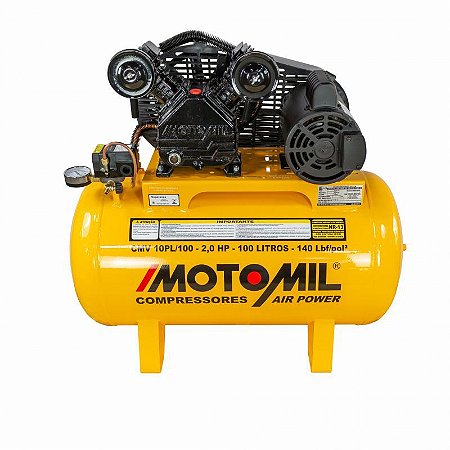 COMPRESSOR PROFISSIONAL LEVE MOTOMIL CMV-10PL/100 110/220V