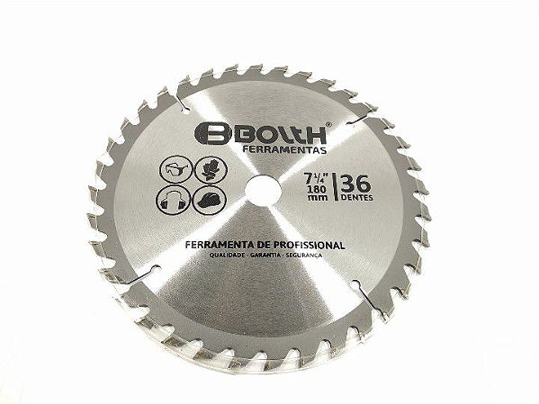 LÂMINA VIDEA 36 DENTES 7.1/4'' (180MM) FURO 22,4MM BOLTH