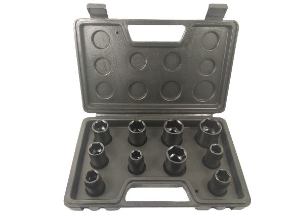 KIT DE SOQUETES 1/2 SEXTAVADO C/ 10 PEÇAS LYNUS