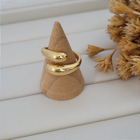 Anel Malu Regulável  Banhado a Ouro 18K