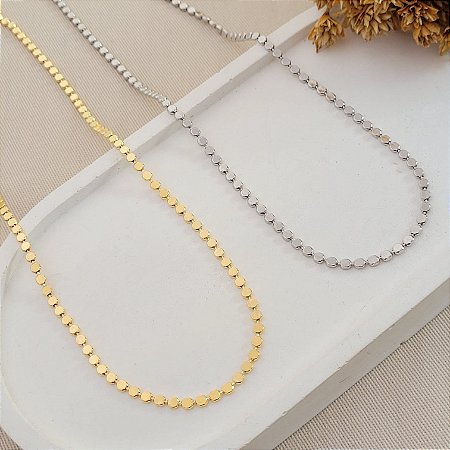 Colar Chapinha Diamantada