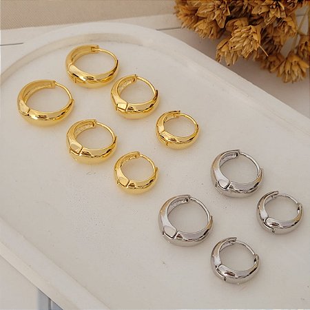 Brinco Argola Redonda Lisa