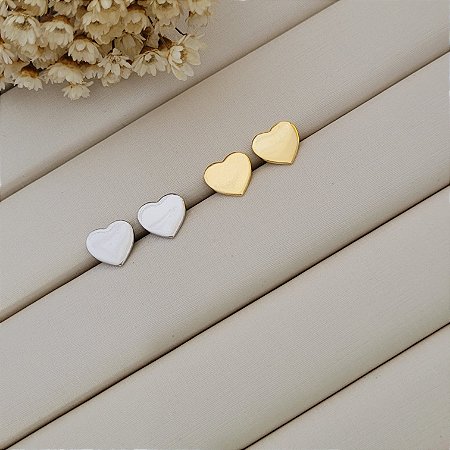 Brinco Coração Banhado