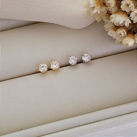 Brinco Ponto de Luz Banhado