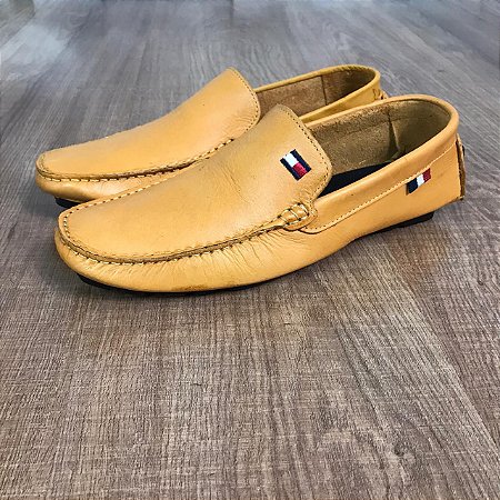 Mocassim Tommy Hilfiger Cor Caramelo - Últimas Unidades
