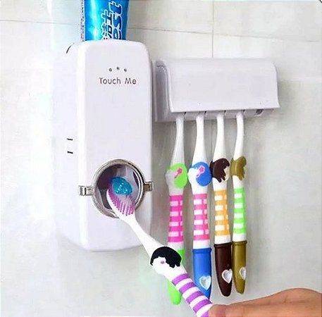 Suporte Dispenser para Escova de Dente Automático