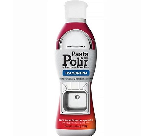 Pasta Abrasiva Tramontina para Polir e tirar Manchas no Inox