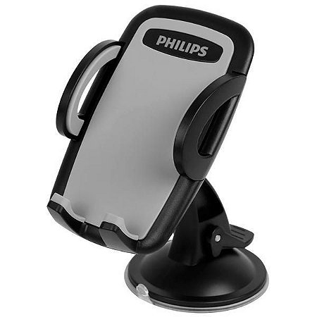 Suporte para Smartphone com 9.5cm de Abertura PHILIPS DLK2412SB/97 Preto com Cinza