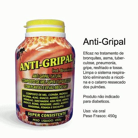 Xarope Anti-gripal - 200ml - Artesanal