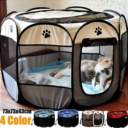 Pet Tenda Portátil dobrável Cão e Gato de Estimação