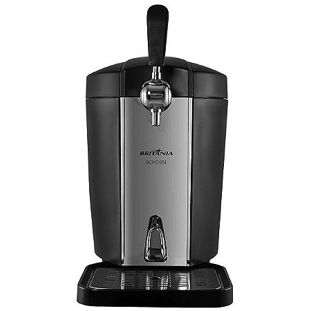 Chopeira Britânia BCHO05I de até 05 litros 220V ~ 50 / 60 Hz - Cor Preta com Prata