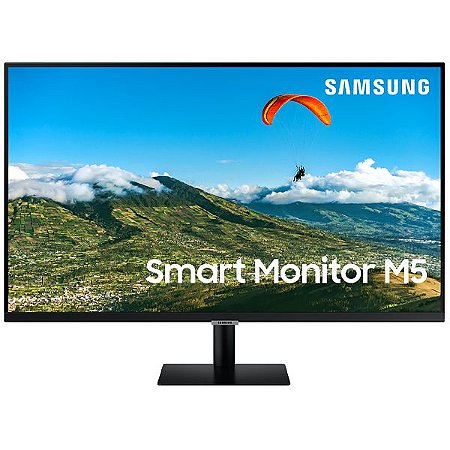 Monitor Smart de 27" Samsung M5 S27AM500NL Full HD com Wi-Fi e Bluetooth - Cor Preto
