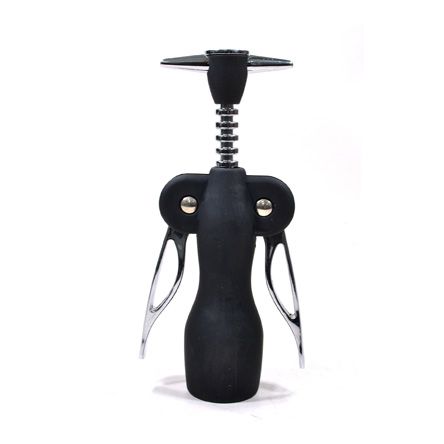 Abridor Saca Rolhas de Metal Emborrachado para Garrafa 18cm UNY GIFT