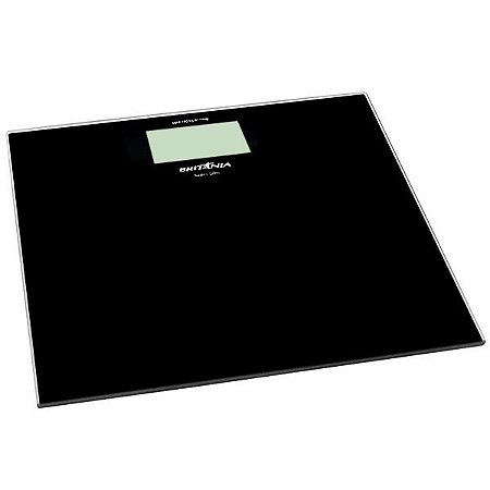 Balança Digital Britânia para Peso Corporal Super Slim até 150 kg - Cor Preto
