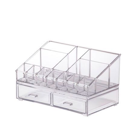 Kit Organizador de Cosméticos Transparente com 22cm PARAMOUNT