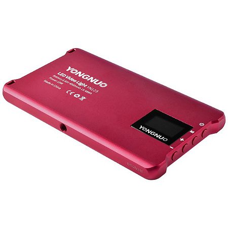 Iluminador LED Pocket YONGNUO YN125 10 Watts com 120 LED de 3200K ~ 5600K Vermelho