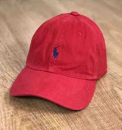 Boné Masculino RL Vermelho Fosco
