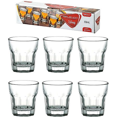 Conjunto Copo Shot para Drink com 06 Peças