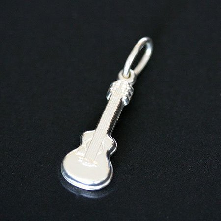 Pingente de Prata 925 Violão