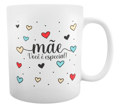 Caneca de Cerâmica Mãe especial 340ml CERÂMICA REGINA