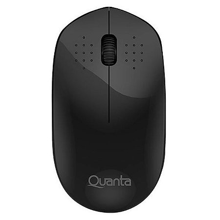 Mouse sem Fio Quanta Silent Wireless - Cor Preto