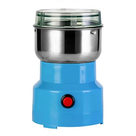 Máquina de Café em Aço Inoxidável Grinder Temperador Especiarias - Cor Azul