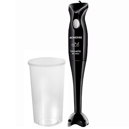 Mixer Mondial Versatile Black M-08 200 Watts com Copo de 600 ml 220V ~ 50 / 60 Hz - Cor Preto