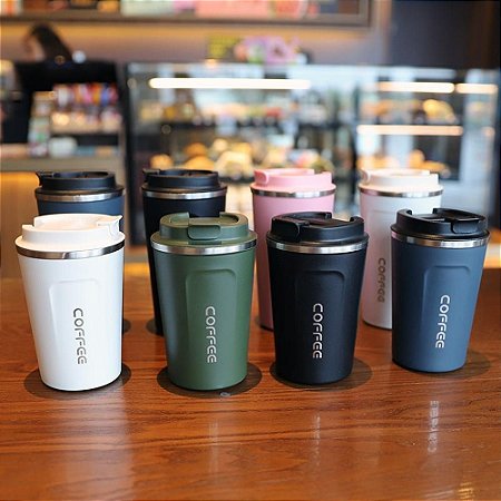 Copo Térmico em Aço Inoxidável para Café Bebidas em Geral 510 ml