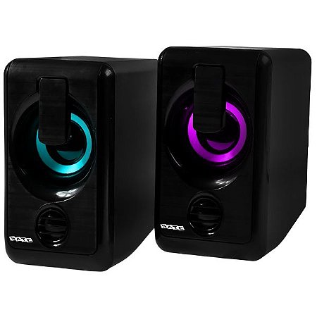 Caixa de Som Speaker Satellite de 3 Watts RMS com Mini Jack 3.5 mm - Cor Preto