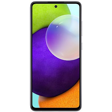 Smartphone Samsung Galaxy A52 Dual SIM de 128GB / 6GB RAM de 6.5" 64 + 12 + 5 + 5MP / 32MP - Cor Violeta Claro