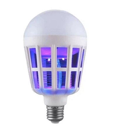 Lâmpada Mata Mosquito Pernilongo Interna e Externa Luz Led 15 Watts 220V