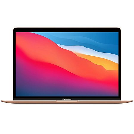 MacBook da Apple Air A2337 MGNE3LL Tela Retina de 13.3" M1 8GB RAM / 512GB SSD - Cor Dourado
