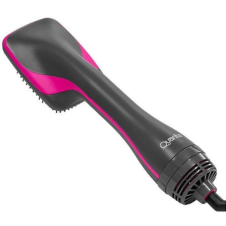 Escova Elétrica Quanta QTEL21 2 em 1 com 1.200 Watts 220V ~ 50 60 Hz - Cor Cinza com Rosa