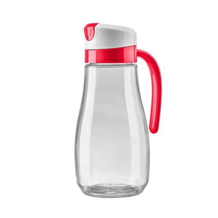 Jarra de Vidro Paládio 900ml Vermelho ETILUX