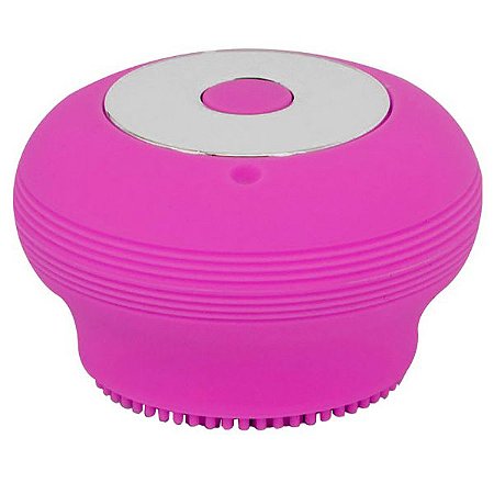 Limpador Facial Quanta Recarregável com cabo USB + Bolsa de Tecido - Cor Rosa