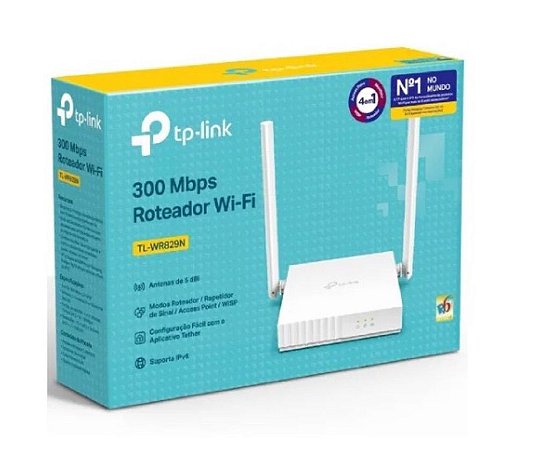 Roteador TP-LINK 300Mbps com 2 Antenas TL-WR829N Branco