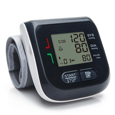Monitor de Pressão de Pulso Máquina Automática com Detecção de Pressão Digital