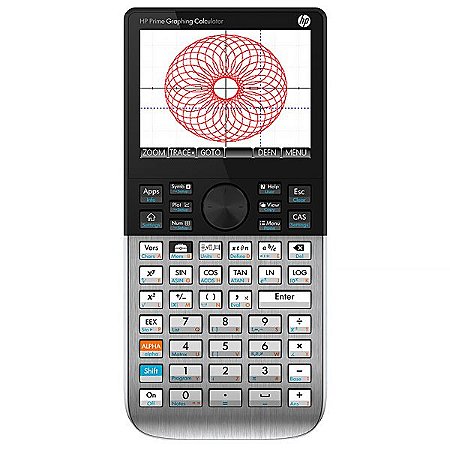 Calculadora Gráfica HP Prime Graphing Recarregável - Cor Preta com Prata
