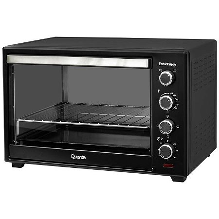 Forno Elétrico Quanta QTFEC60 de 60 Litros 2.000 Watts 220V ~ 50 / 60 Hz - Cor Preto