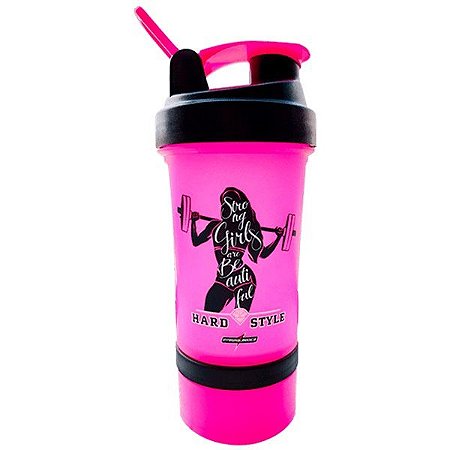 Coqueteleira Body Estilizada 2 Doses Rosa  - Integralmédica