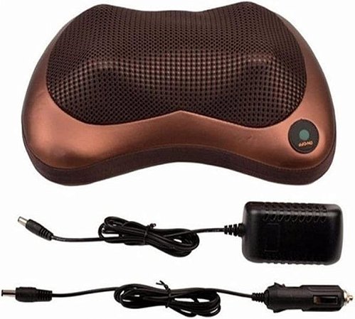Almofada Massageadora Veicular para Pescoço Lombar Shiatsu