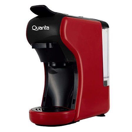 Cafeteira Quanta Multi Cápsulas QTCMC31 1.450 Watts 220V Vermelha com Preta