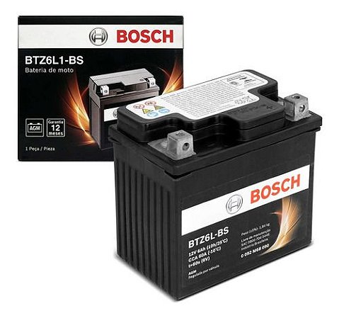 Bateria 12v Moto Titan 00 ES/NXR BTZ6L-BS