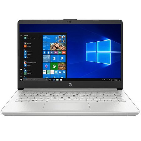 Notebook HP 14-dq2031tg 14" Intel Core i3-1125G4 de 2.0GHz 4GB RAM / 128GB SSD Prata